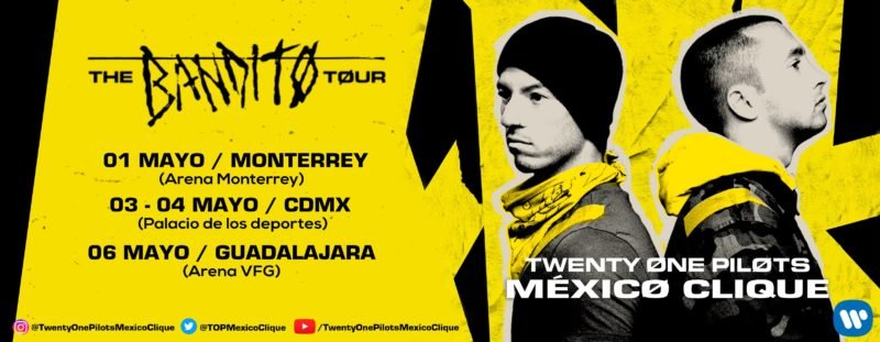 Un eufórico torbellino llamado Twenty One Pilots en México 